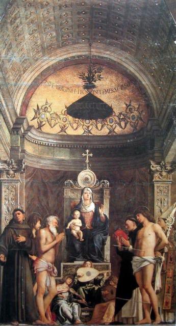 Bellini:  Pala San Giobbe 1487